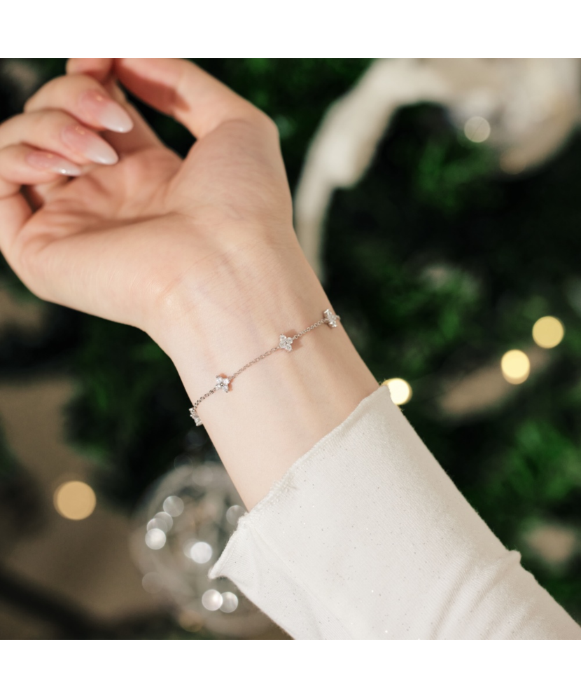 Sidabrinė apyrankė su cirkoniais