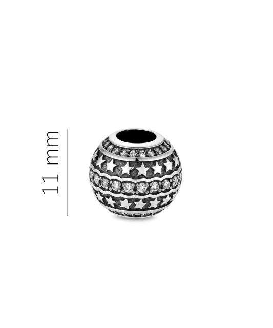 Sidabrinis pakabukas su cirkoniais "Bačkutė"