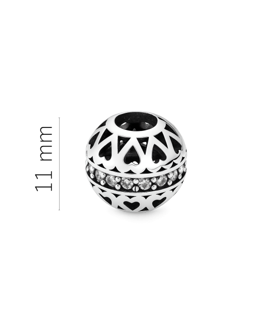 Sidabrinis pakabukas su cirkoniais "Bačkutė"