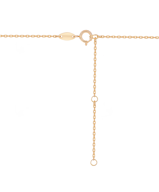 Auksinė grandinėlė su cirkonio pakabuku