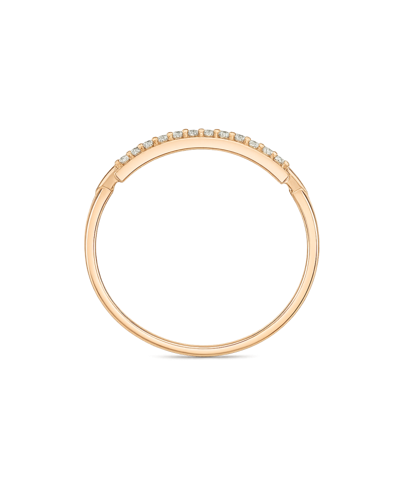 Auksinis žiedas su cirkoniais