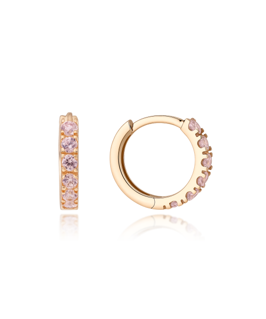 Auksiniai auskarai su cirkoniais