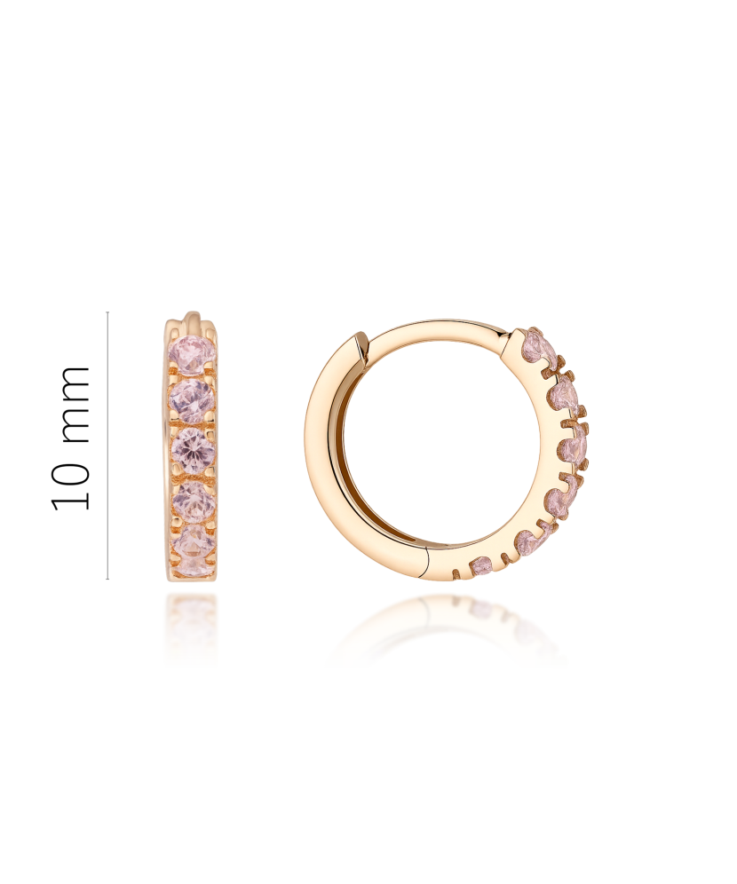 Auksiniai auskarai su cirkoniais