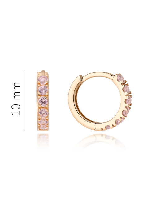 Auksiniai auskarai su cirkoniais