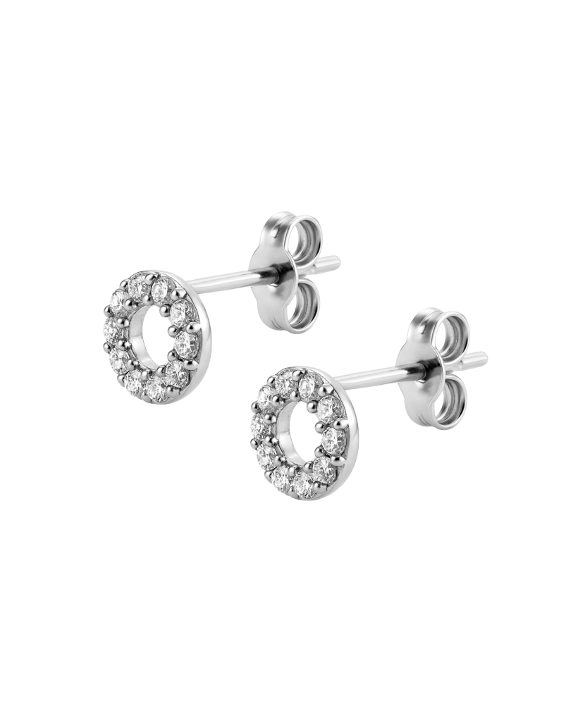 Auksiniai auskarai su cirkoniais