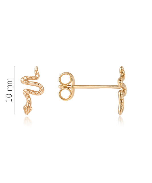 Auksiniai auskarai "Gyvatės"