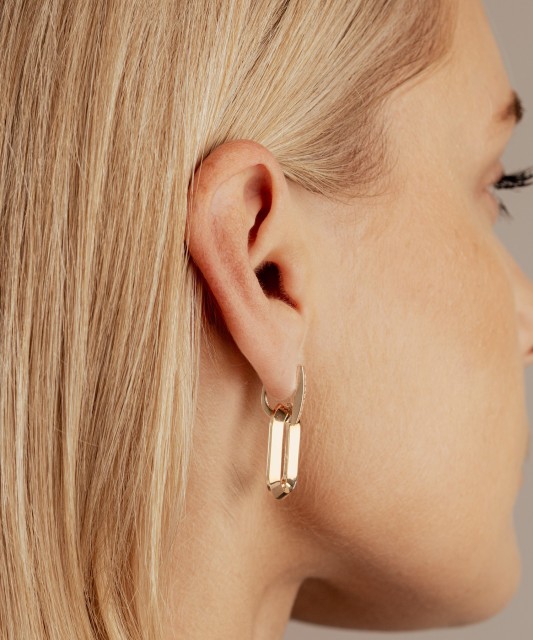 Auksiniai auskarai su cirkoniais