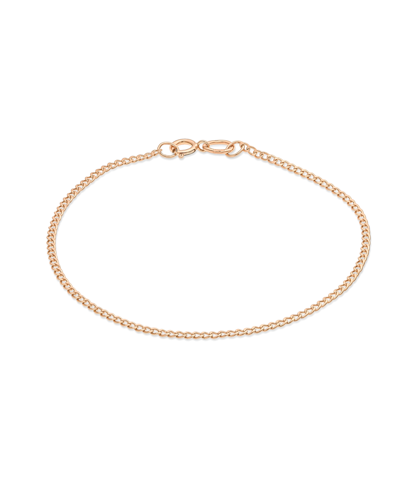 Auksinė apyrankė "Curb" 1.6mm
