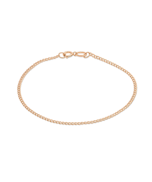 Auksinė apyrankė "Curb" 1.6mm
