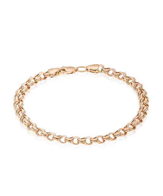 Auksinė apyrankė "Bismark" 4.8mm