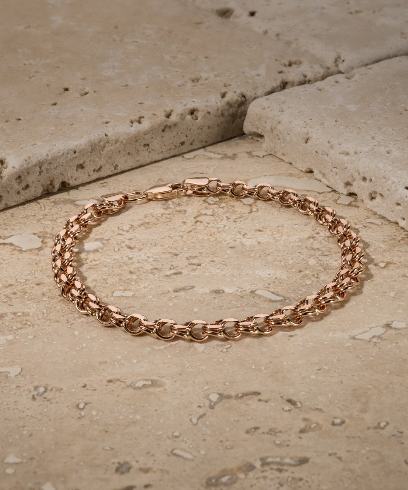 Auksinė apyrankė "Bismark" 4.8mm