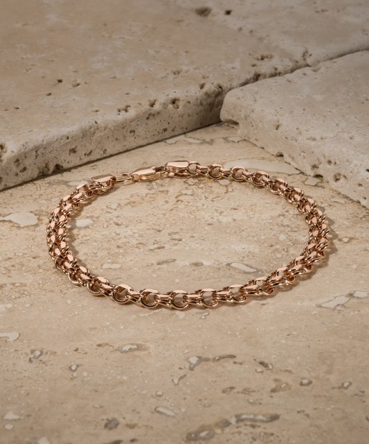 Auksinė apyrankė "Bismark" 4.8mm