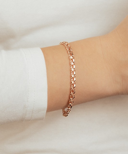 Auksinė apyrankė "Bismark" 5.3mm