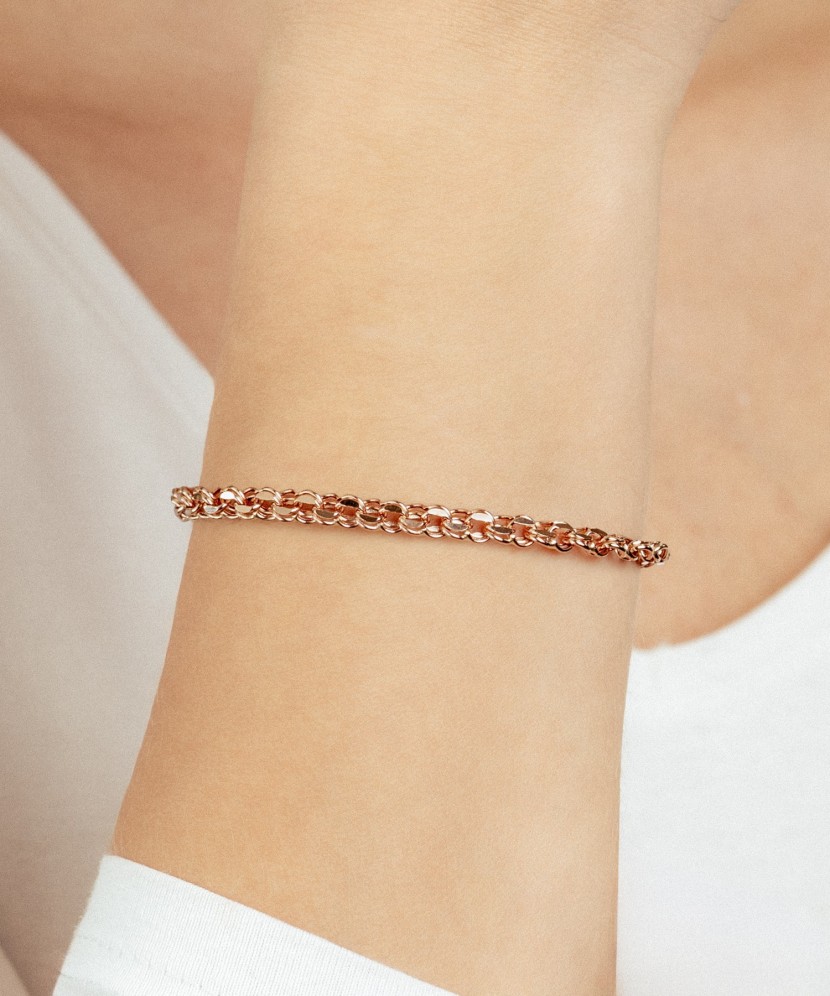 Auksinė apyrankė "Bismark" 5.3mm