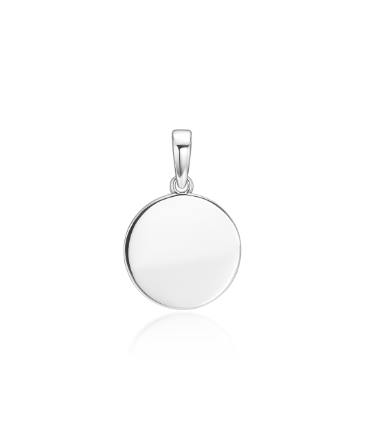 Sidabrinis pakabukas "Plokštelė"