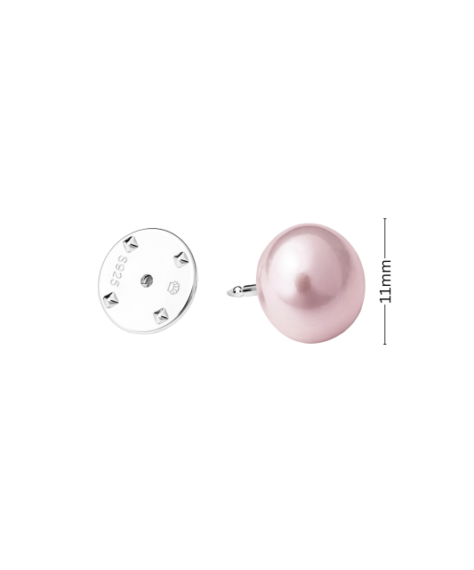 Sidabrinė sagė su perlu