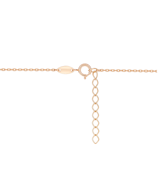 Auksinė grandinėlė su cirkonio pakabuku "Širdelė"  - Goldinga