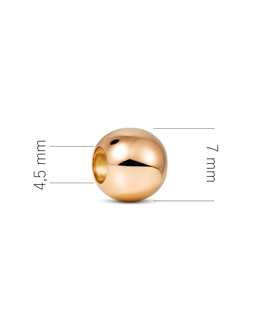 Universalus auksinis pakabukas "Bačkutė"