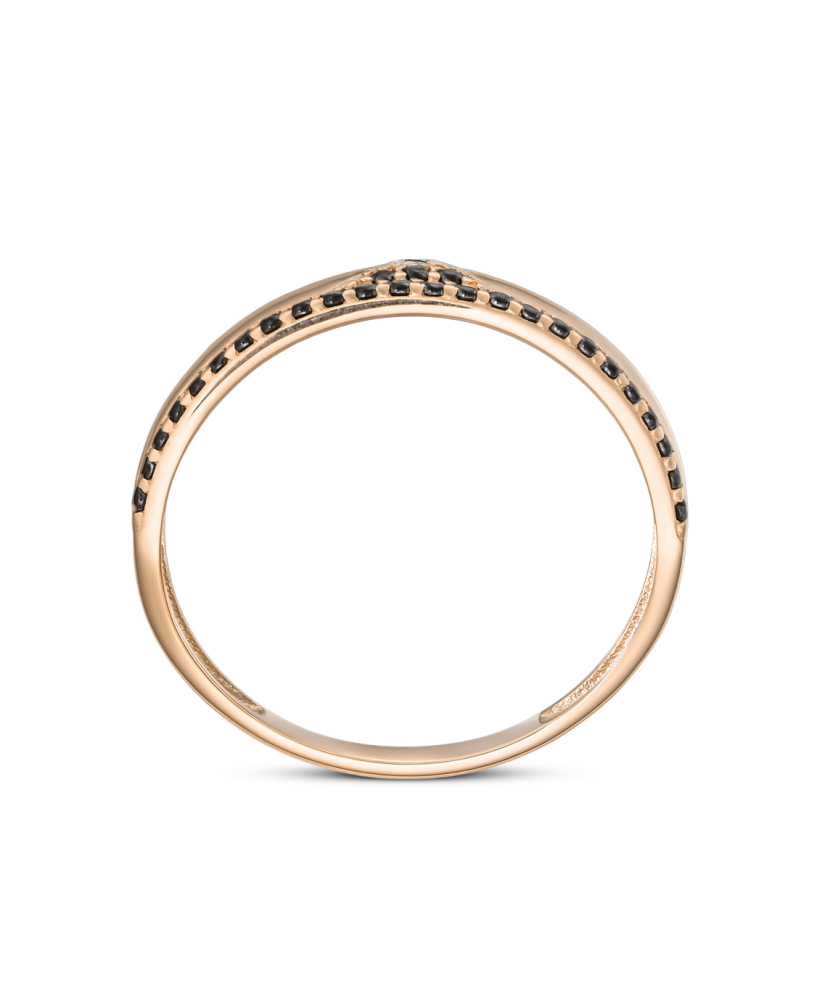 Auksinis žiedas su cirkoniais