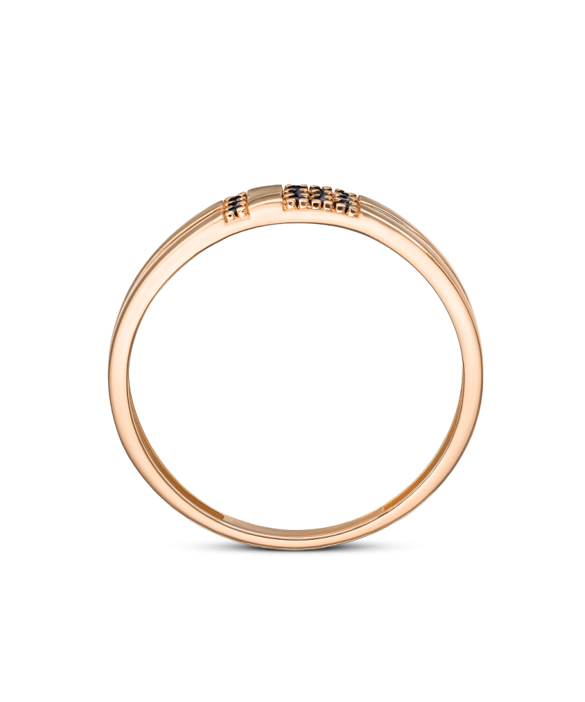 Auksinis žiedas su cirkoniais