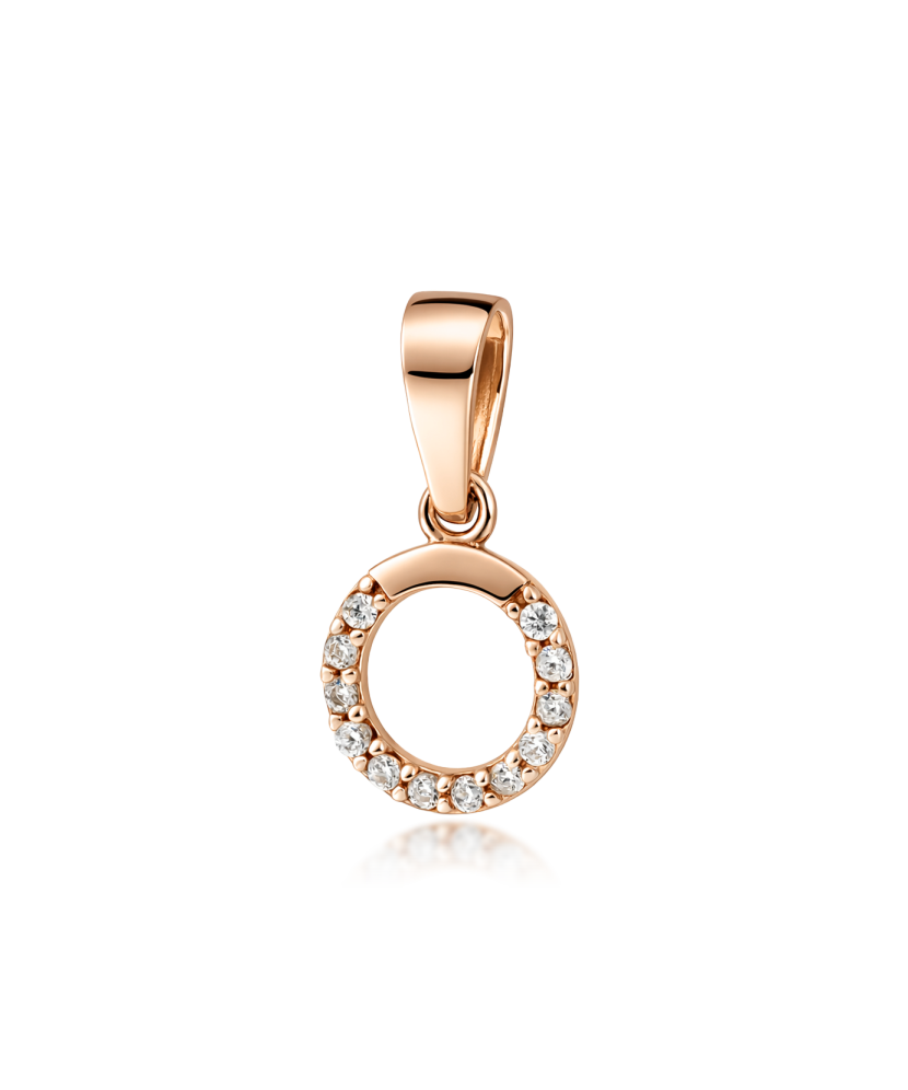 Auksinis pakabukas su cirkoniais  - Goldinga