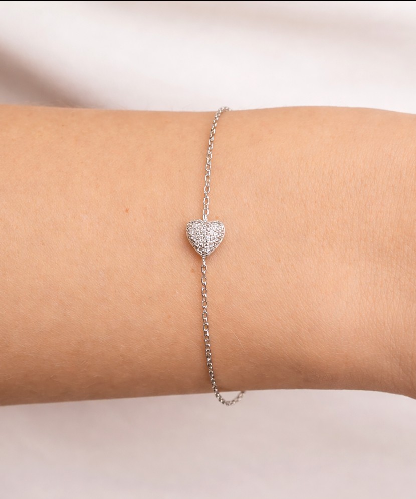 Sidabrinė apyrankė su cirkoniais