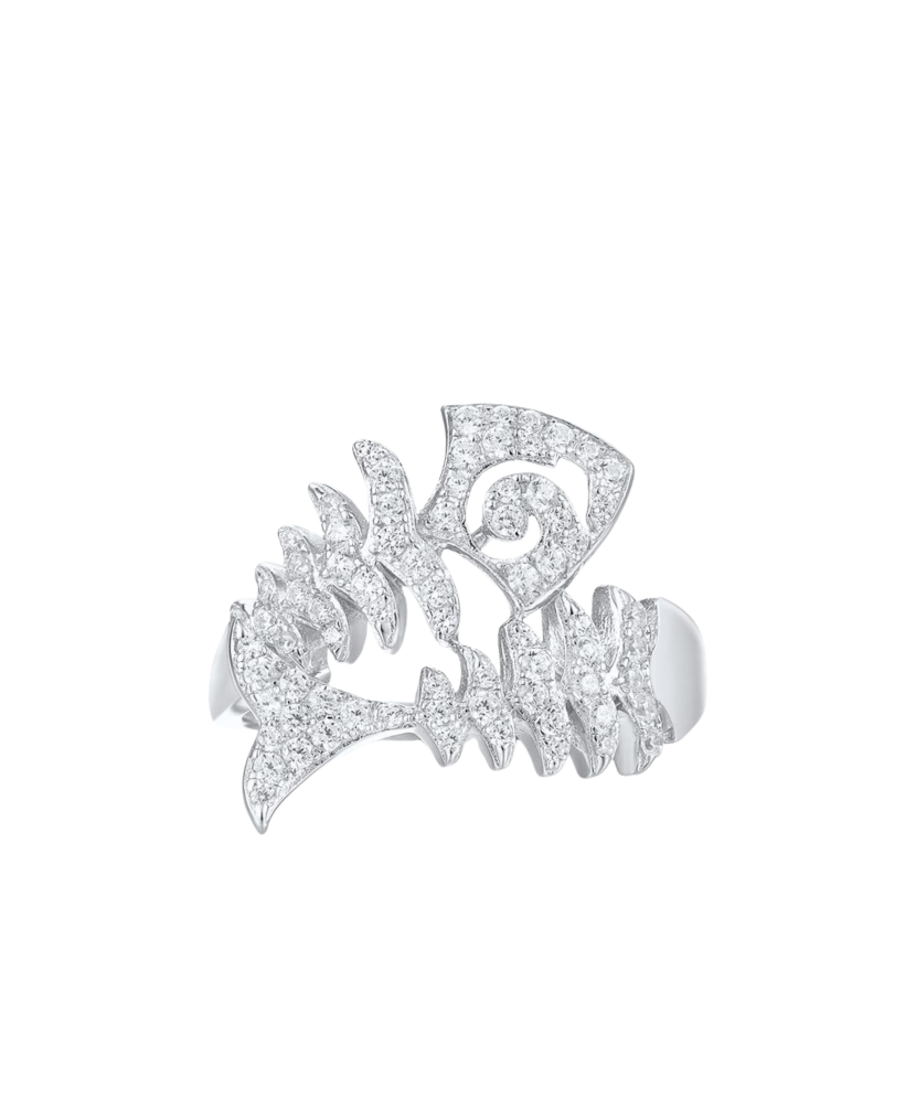 Sidabrinis žiedas su cirkoniais