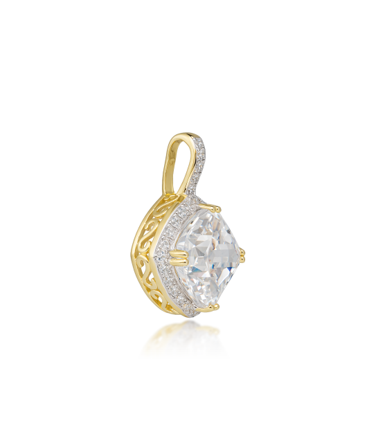 Sidabrinis pakabukas su cirkoniais