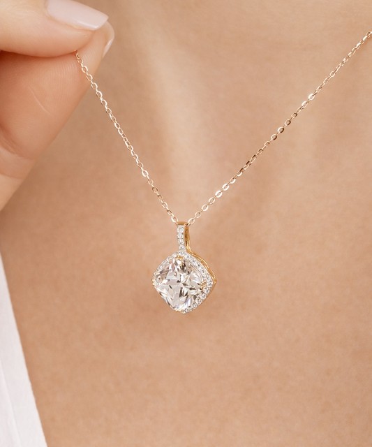 Sidabrinis pakabukas su cirkoniais