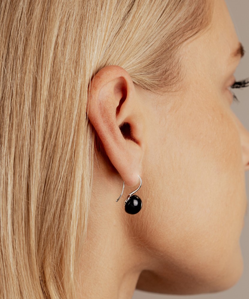 Sidabriniai auskarai su natūraliais perlais  - Goldinga