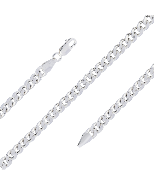 Sidabrinė Grandinėlė "Curb"  - Goldinga