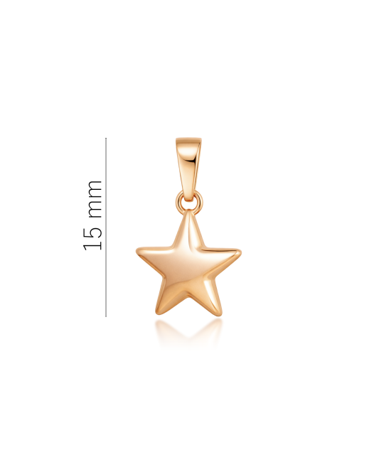 Auksinis pakabukas "Žvaigždė"