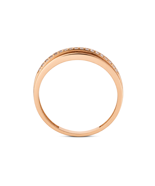 Auksinis žiedas su cirkoniais