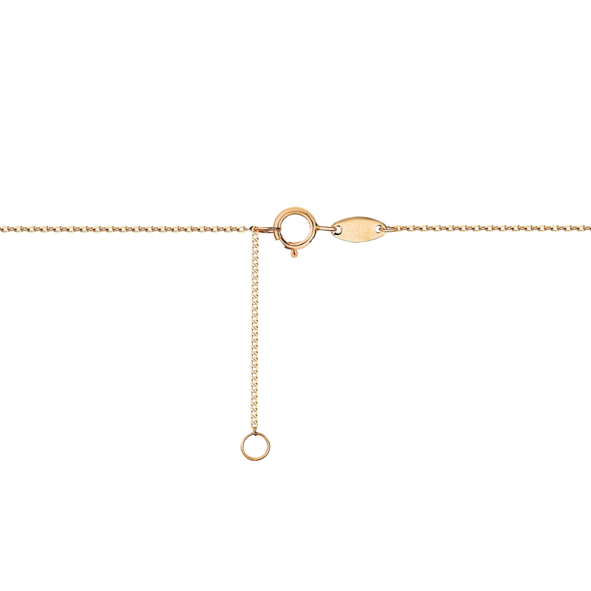 Auksinė grandinėlė su perlo pakabuku