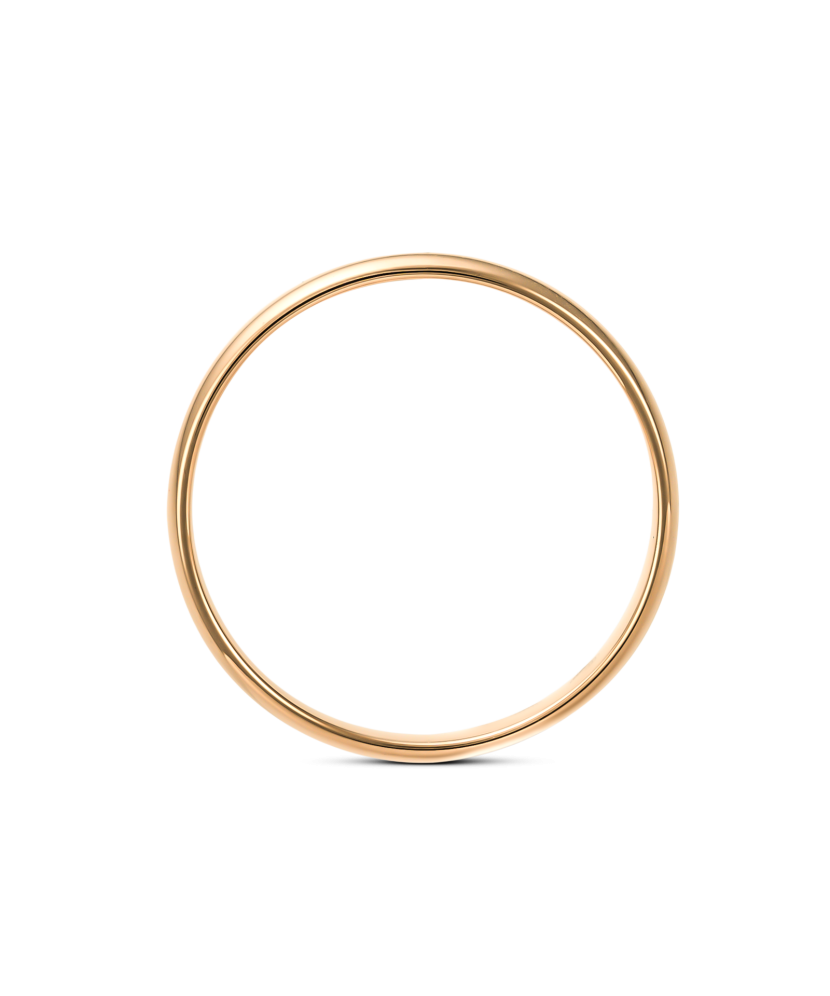 Auksinis vestuvinis žiedas su deimantu 5mm su komfortu