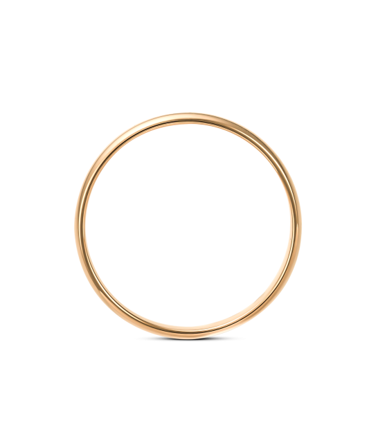 Auksinis vestuvinis žiedas su deimantu 5mm su komfortu