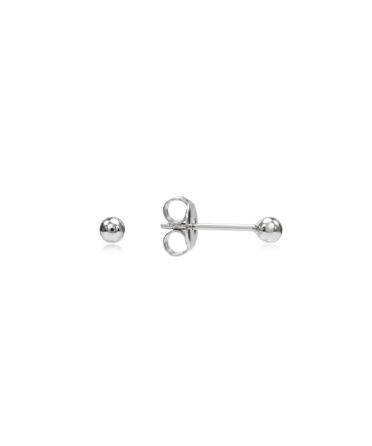 Sidabriniai auskarai "Burbuliukai" 3mm