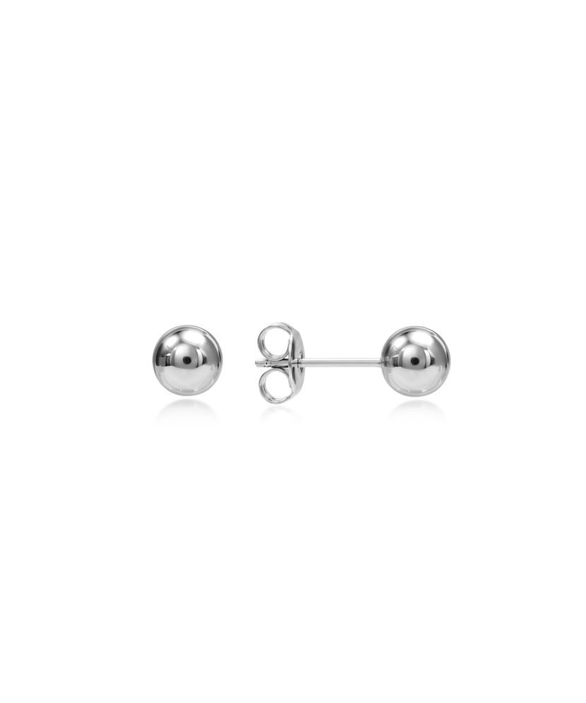 Sidabriniai auskarai "Burbuliukai" 6mm