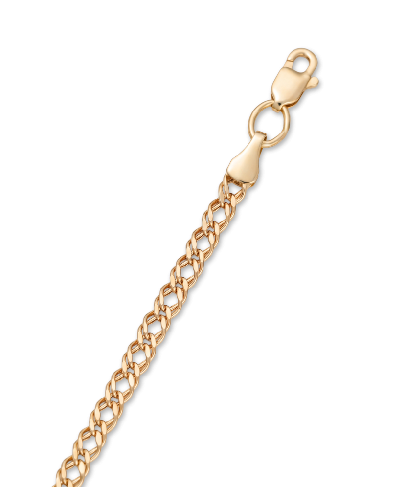 Auksinė apyrankė "Rombo" 3mm