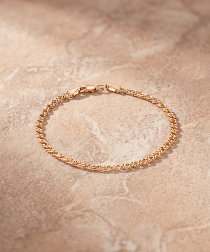 Auksinė apyrankė "Rombo" 3mm