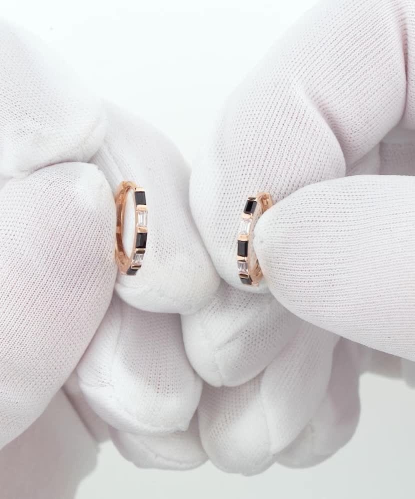 Auksiniai auskarai su cirkoniais