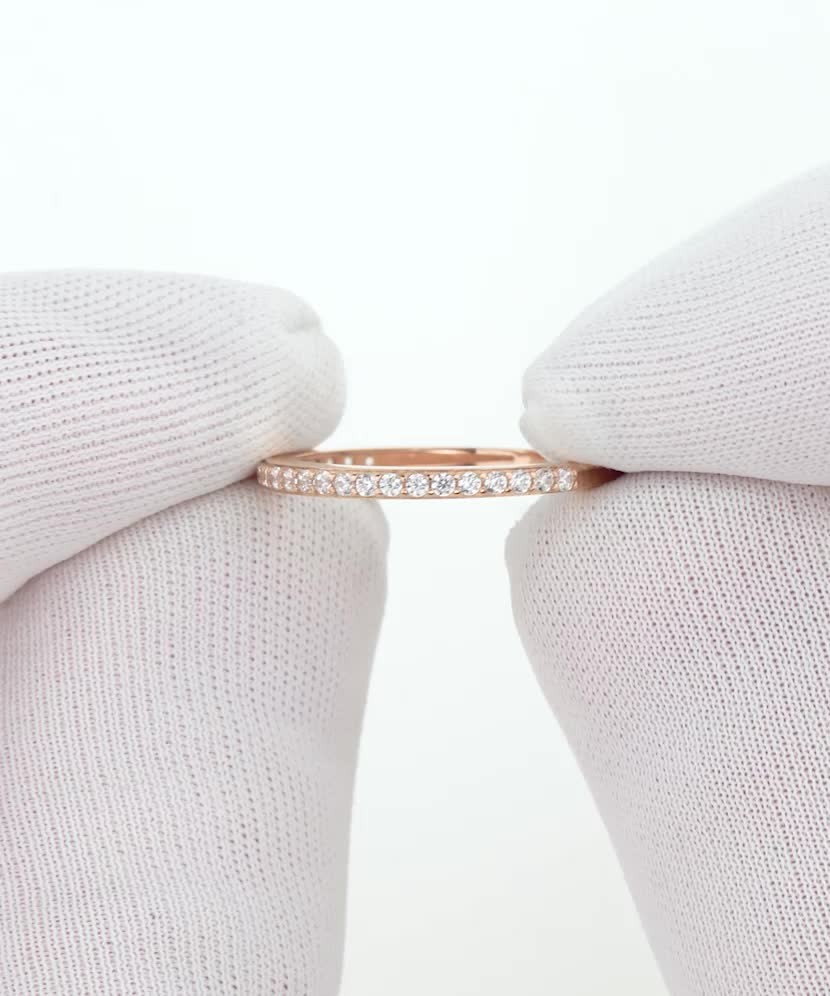 Auksinis žiedas su cirkoniais - Auksiniai žiedai - Goldinga