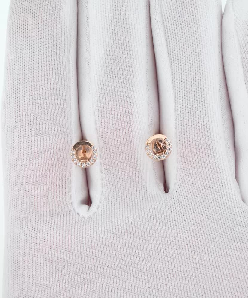 Auksiniai auskarai su cirkoniais - Auksiniai auskarai - Goldinga