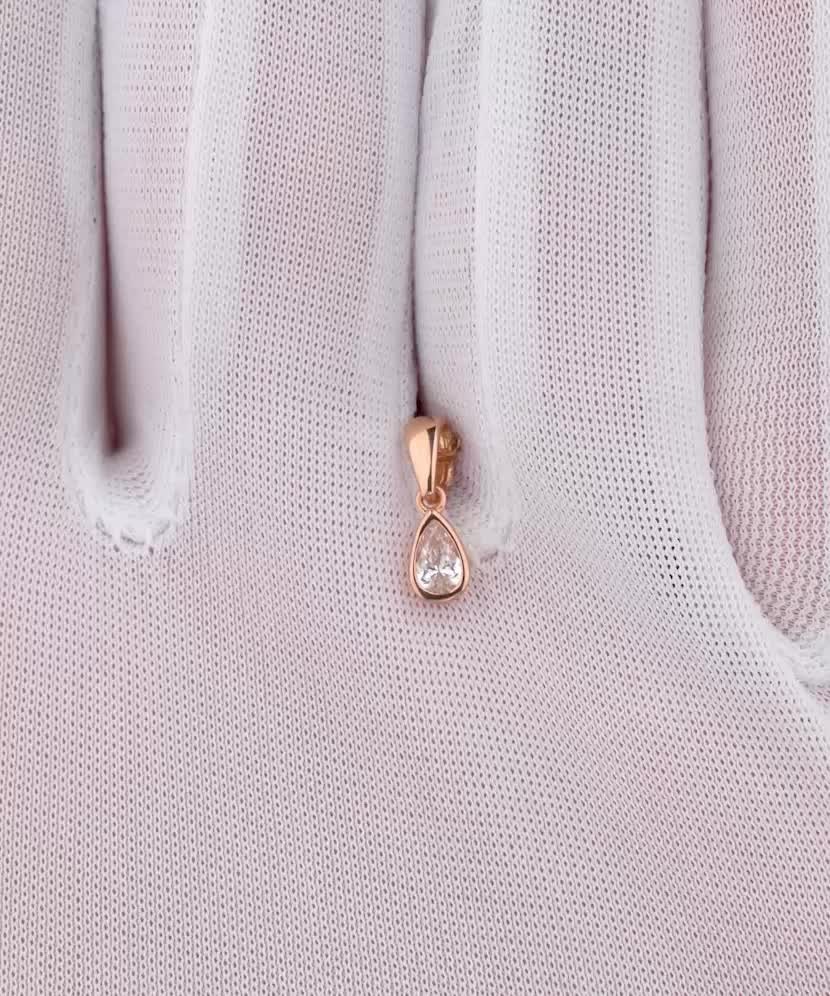 Auksinis pakabukas su cirkoniais