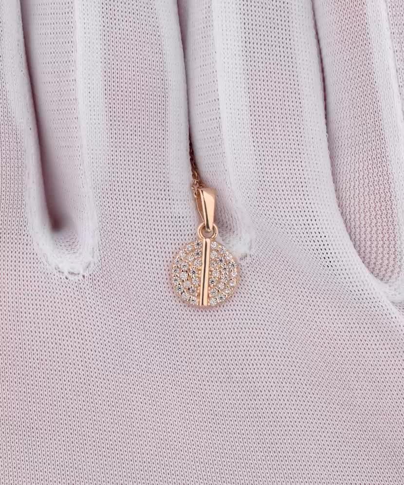 Auksinis pakabukas su cirkoniais