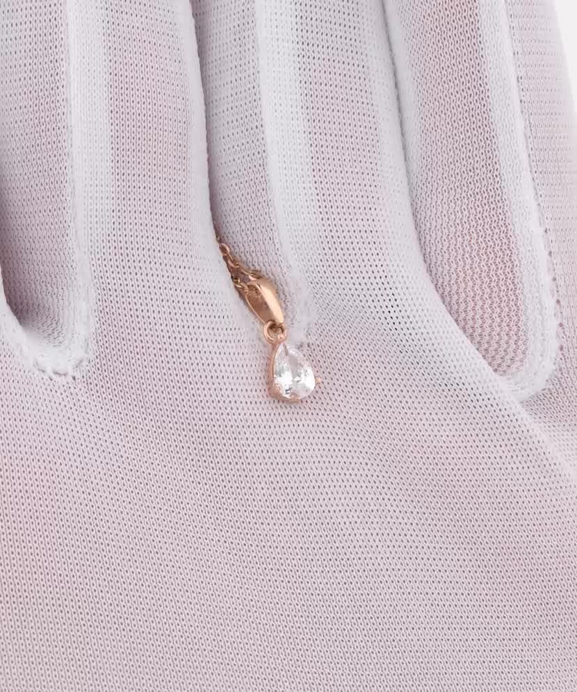 Auksinis pakabukas su cirkoniais