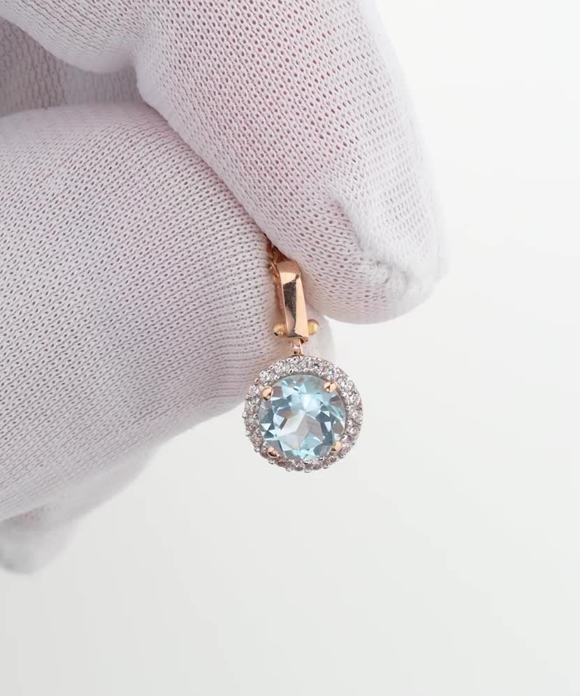 Auksinis pakabukas su cirkoniais