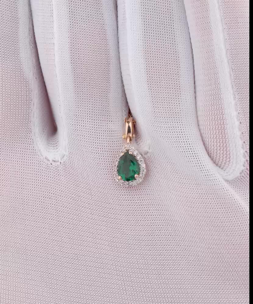 Auksinis pakabukas su cirkoniais