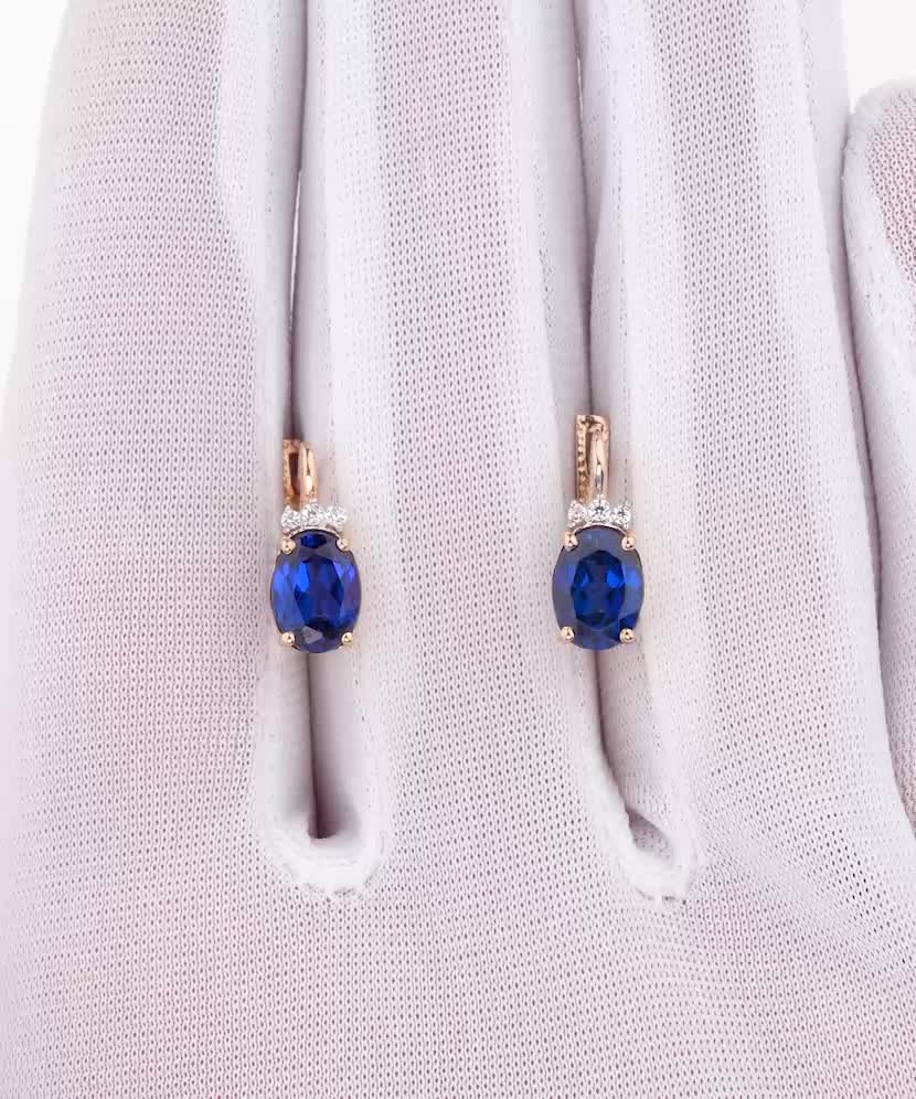 Auksiniai auskarai su cirkoniais