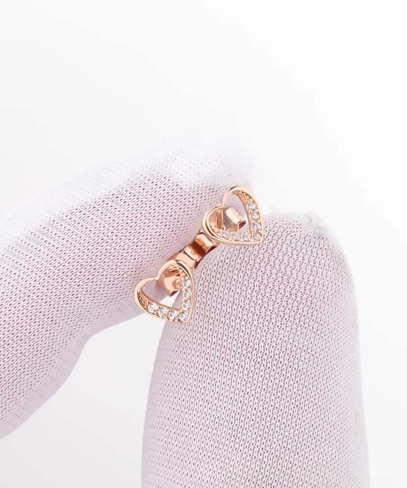 Auksiniai auskarai su cirkoniais